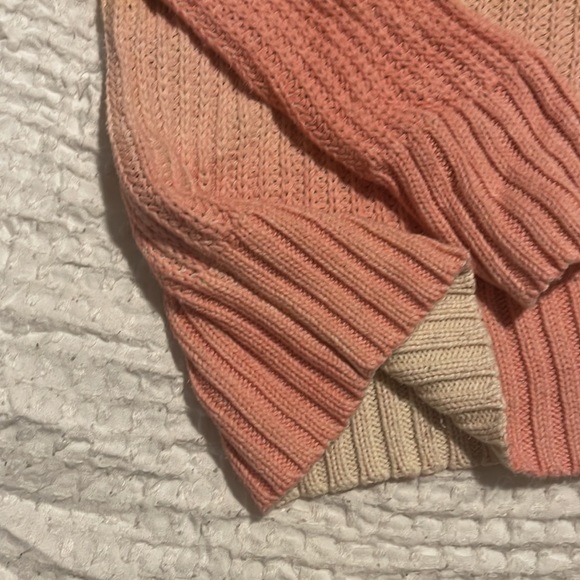 AERIE Ombré Pink/Yellow Sweater - Picture 9 of 9